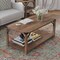 Flash Furniture Rustic Oak Coffee Table with Black Metal Accents ZG-037-OAK-GG - alternate 4